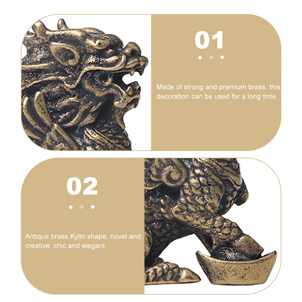 

Brass Statue Desktop Decor For Home Office Desktop Decor Living Room Tea Room Household Adornment Gift