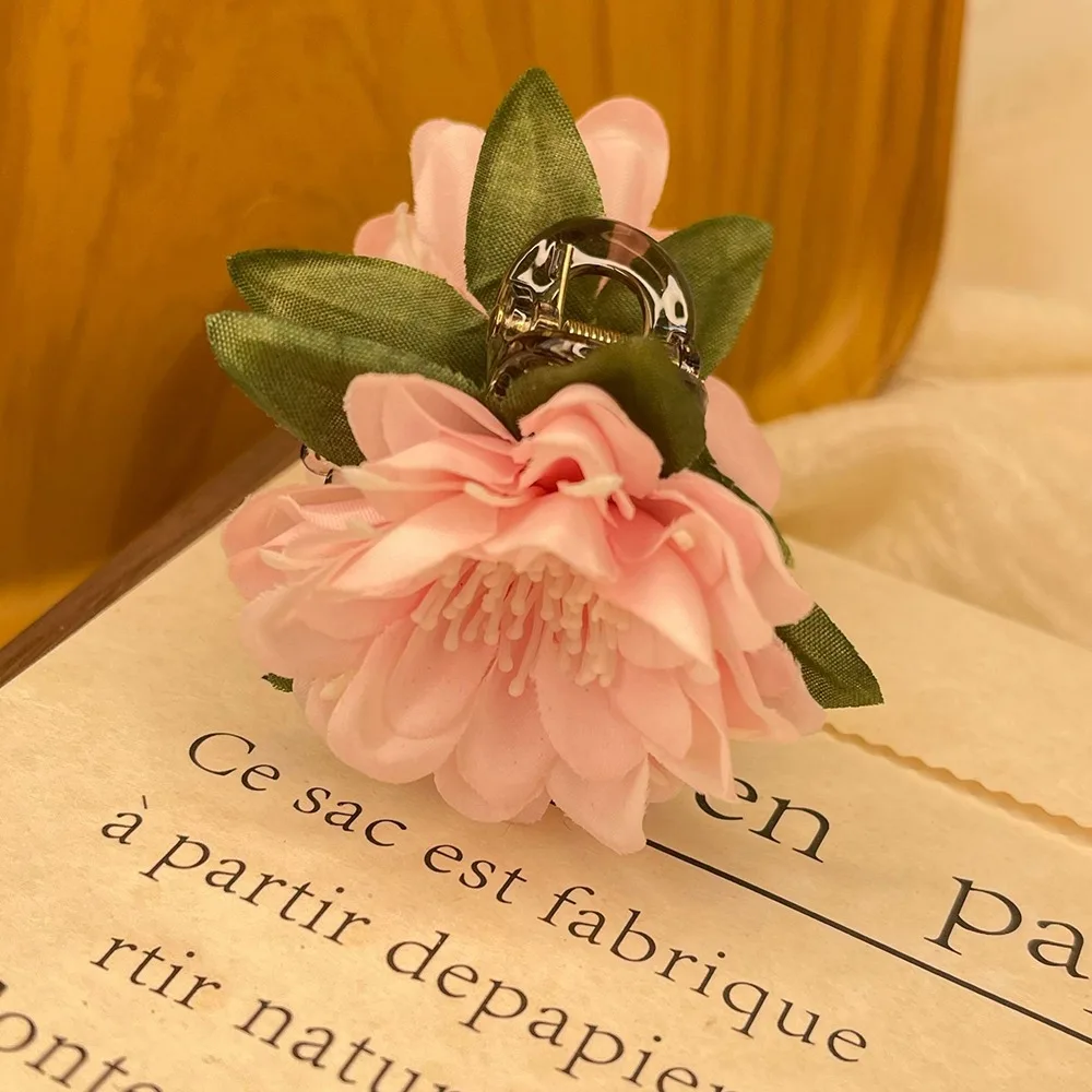 

Cloth Flower Hair Clip Vacation Style Seaside Artificial Flower Hairpin Headdress Duckbill Clip Bohemian Style Hair Clip Summer