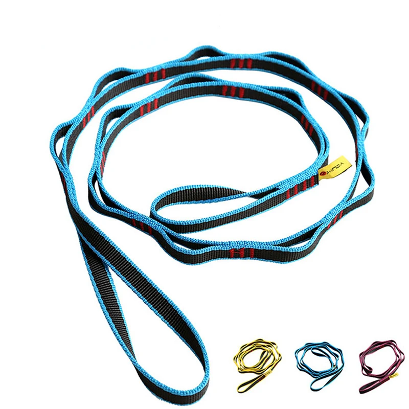 

XINDA Outdoor Climbing Rope Climbing Auxiliary Rope Downhill Aerial Yoga Hammock Daisy Ring Sling Equipment Wear Ring