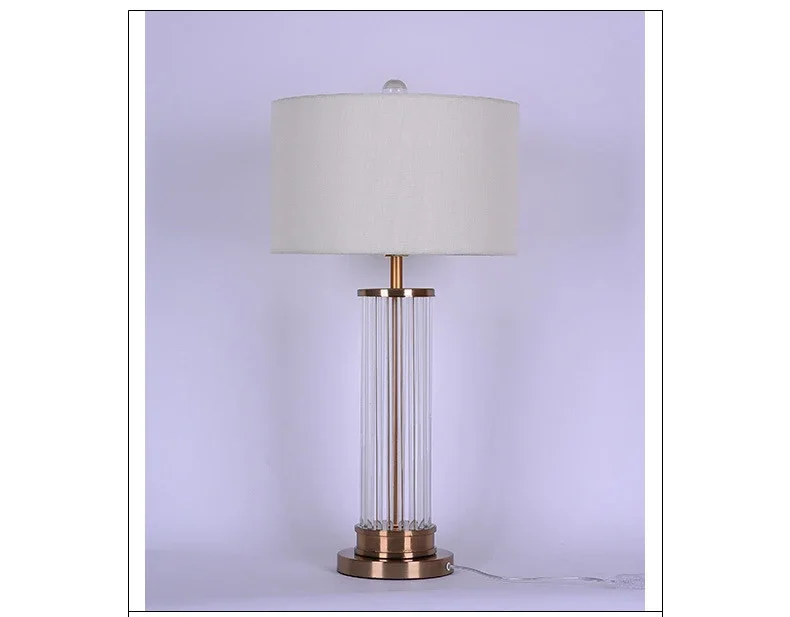 Lampu meja kristal, lampu meja tamu, kristal, modern, model ruang belajar, lampu samping tempat tidur