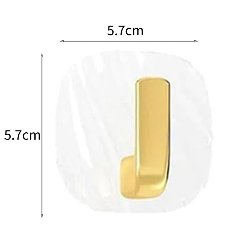 Gancho pequeno luxuoso leve requintado sem soco, ganchos adesivos, pesados para casacos de suspensão, durável, livre