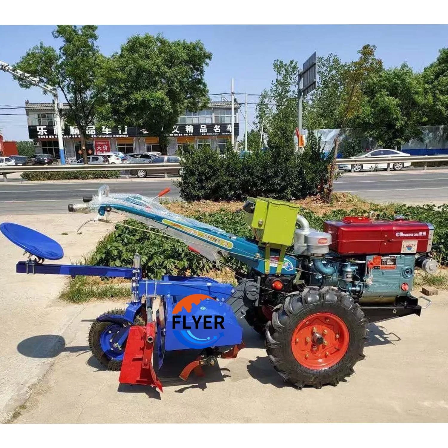 China Shandong   Tiller and Tiller Handle Tiller New Plough Plough Motor Gear Bearing