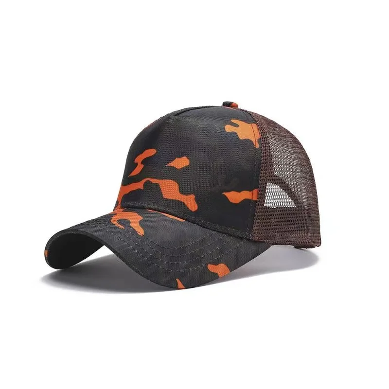 1 pc Custom DIY logo Adult Summer Mesh Baseball Caps Adjustable Trucker Cap for Women Men Sun Visor Cap