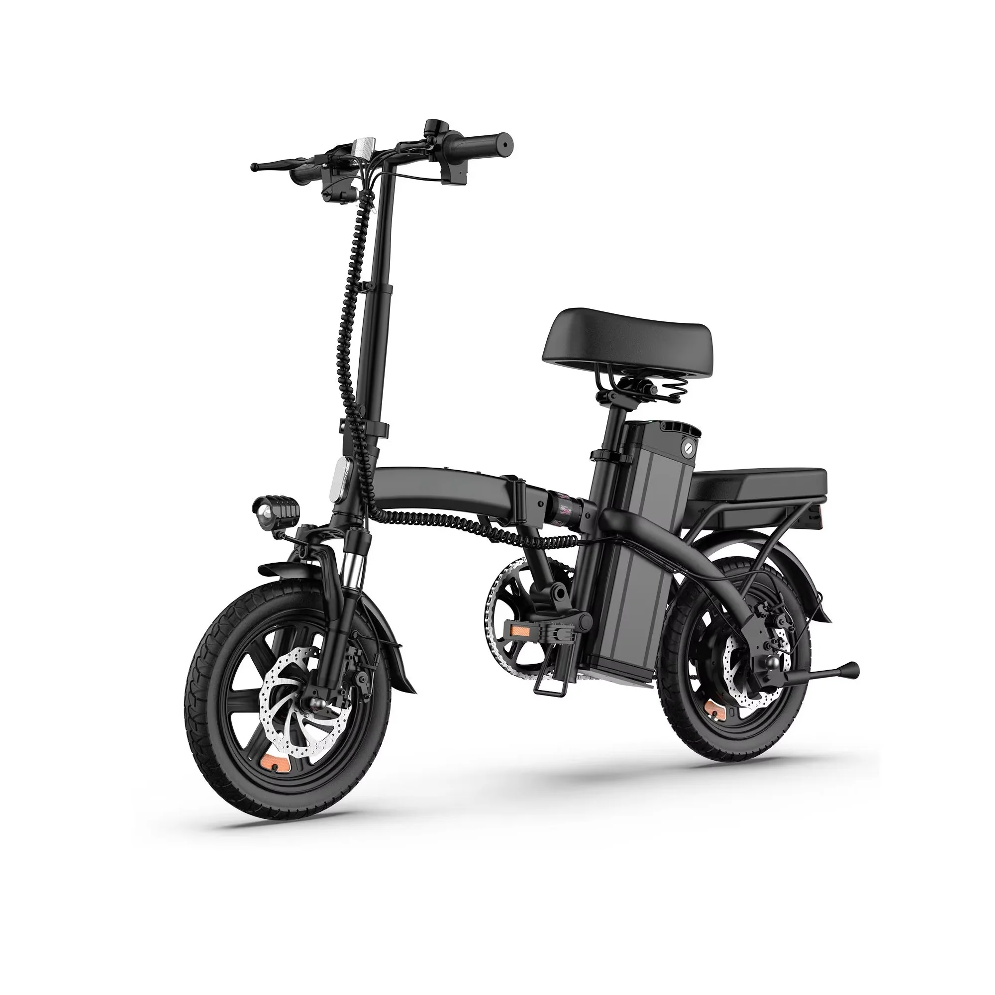 AliExpress URLIFE F1L 250W 48V Adult Foldable Electric Bike with 7.5Ah Battery 14-inch Fat Tire E-Mountain for Sports & Entertainment Cycling