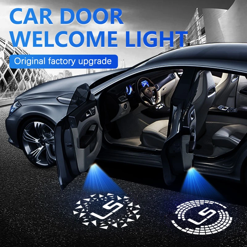 LED Car Door Interior Ghost Shadow Welcome Warning Light For Lexus LS LS300 LS350 LS400 LS500 LS600 LS460 LS430 2005-2025