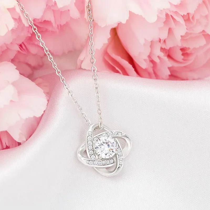 Women Fashion Necklace Gift for Mom Love Knot Necklace Gift for Girls Mom Women mother\'s day gift Dropshipping