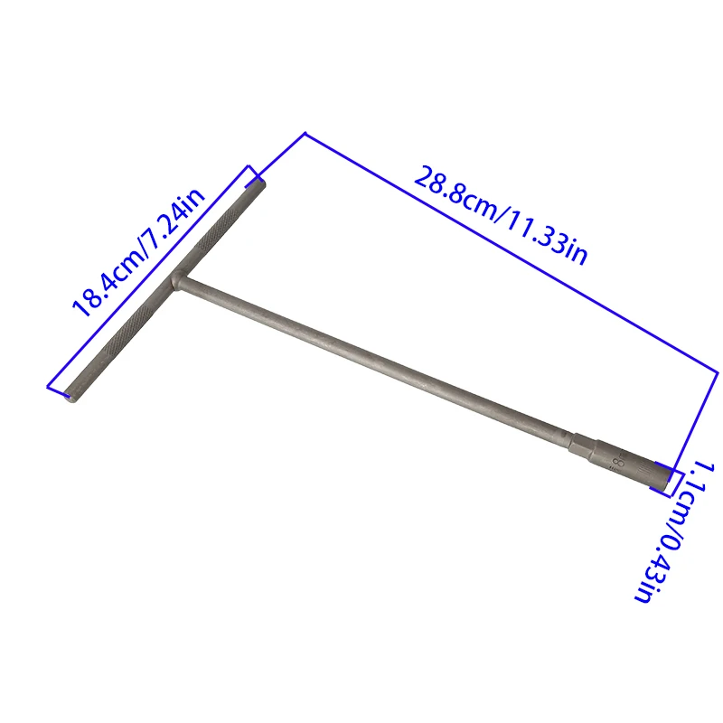 مفتاح ربط بمقبض على شكل حرف T متعدد المقاسات (8 مم، 13 مم، سداسي 14 مم) - أدوات إصلاح يدوية موثوقة لصيانة المعدات