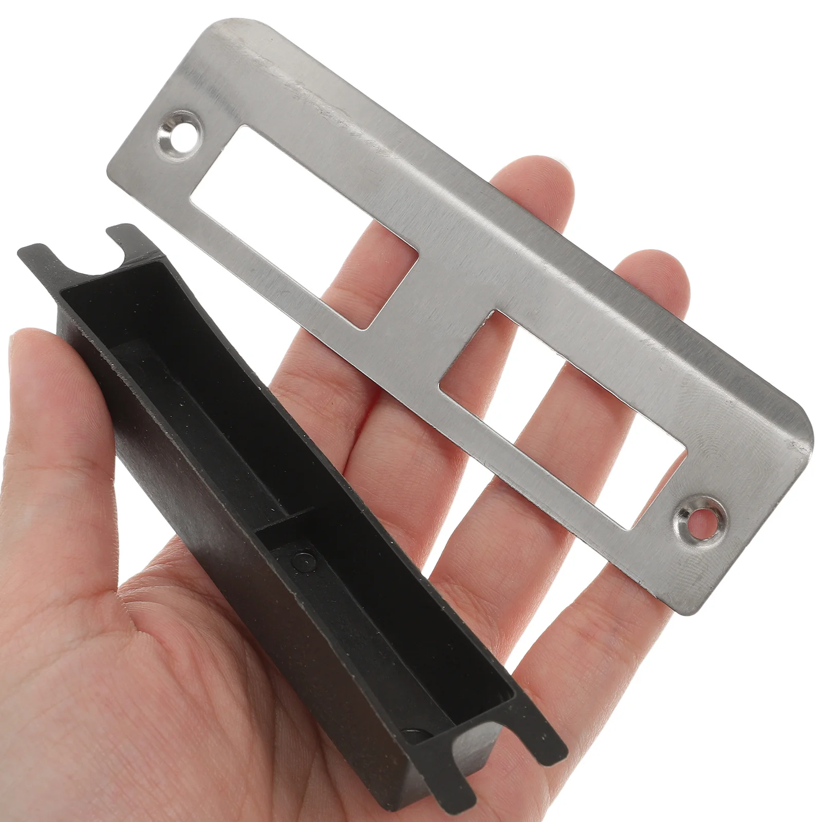 

Door Guide Plate Reinforced Plates Internal Doors Guard Deadbolt Reinforcement Stainless Steel Strike Interior Installation Kit
