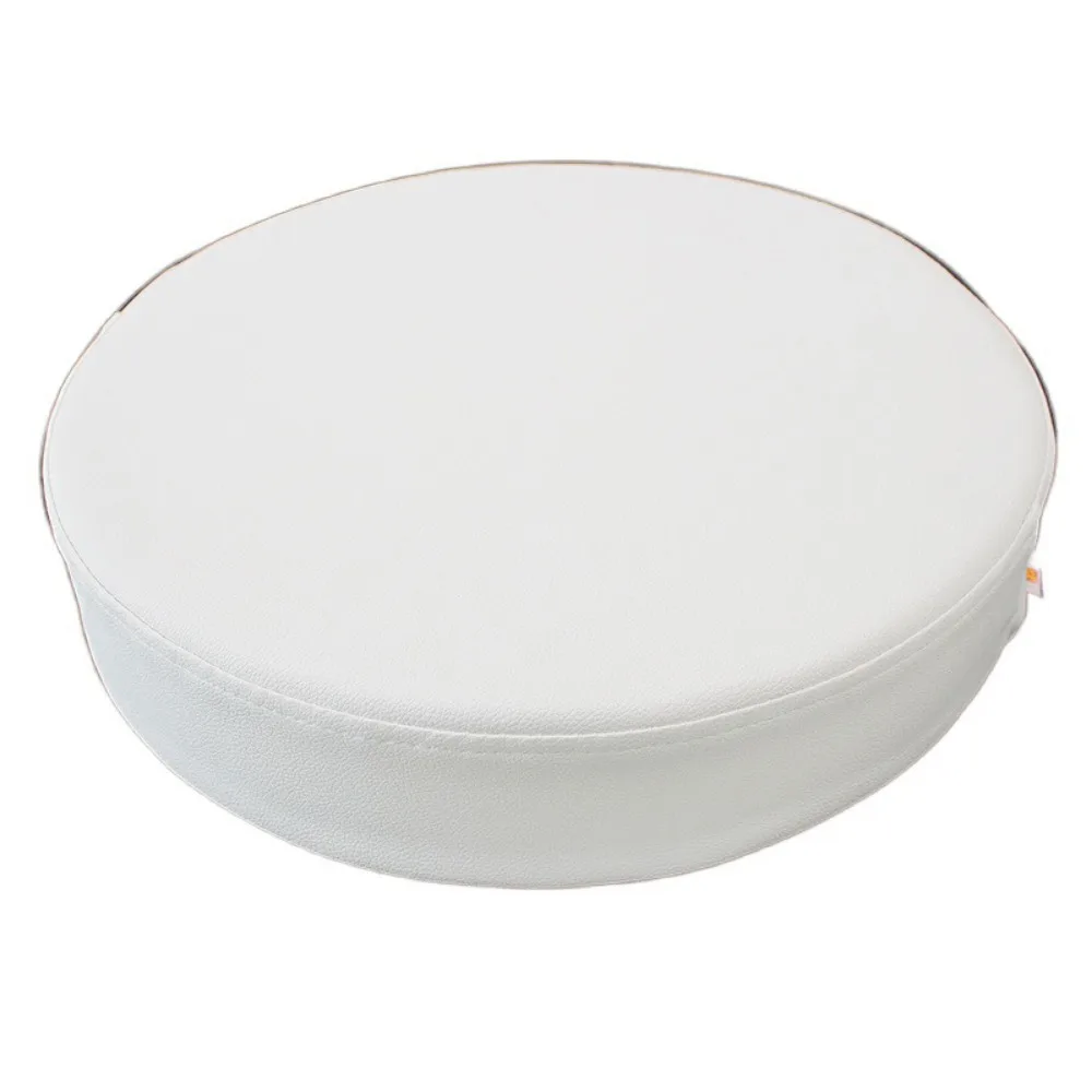 Simple Japanese Style Leather Round Cushion Thicken Soft Upholstered Cushion Meditation Waterproof Window Pillow for Home