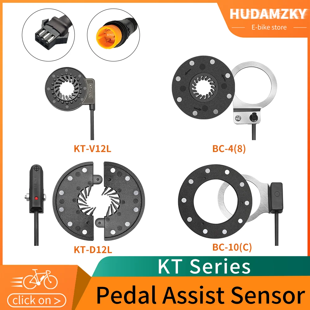 Ebike KT PAS Pedal Assistant Sensor BZ-4/V12L/D12L/10C 8/12 Magnet Ebike 36V/48V/52V PAS for Electric Bicycle Conversion Kit