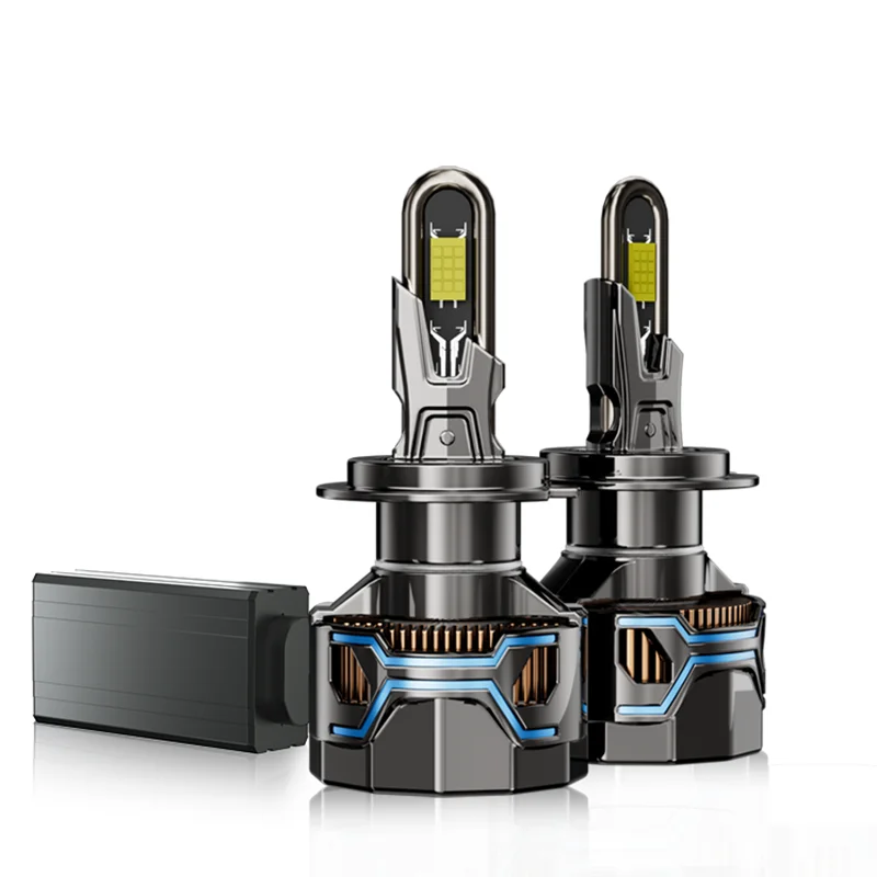 Bombilla LED H7 de 260W para Faros Delanteros, H1 H3 H4 9005 9006 H11 9012 880 881 9004 9007 9008 H13, Luz Antiniebla para Auto, 12V 6500K, Lámpara para Auto, 2 Piezas