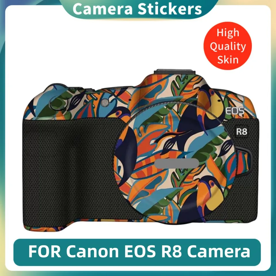 For Canon EOS R8 EOSR8 Decal Skin Vinyl Wrap Film Mirrorless Camera Body Protective Sticker Protector Coat