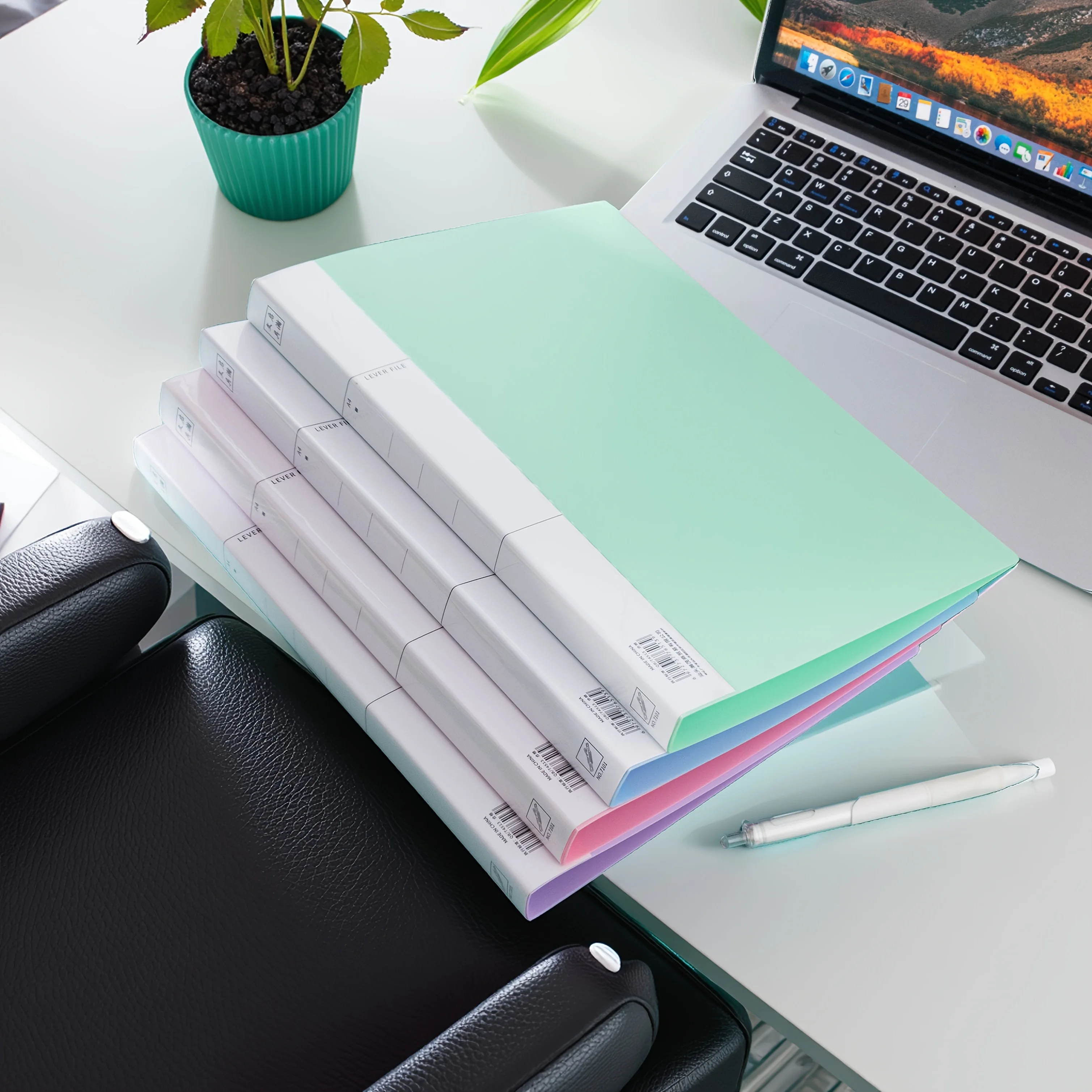 A4 Folder, Thickened and Strong, Double-Clip Document Folder, Clipboard, File Folder, Office Supplies, Material Folder