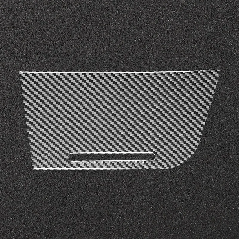 For Hyundai Sonata Central Control Storage Box Panel Trim Carbon Fiber 2015 2016 2017 2018 2019