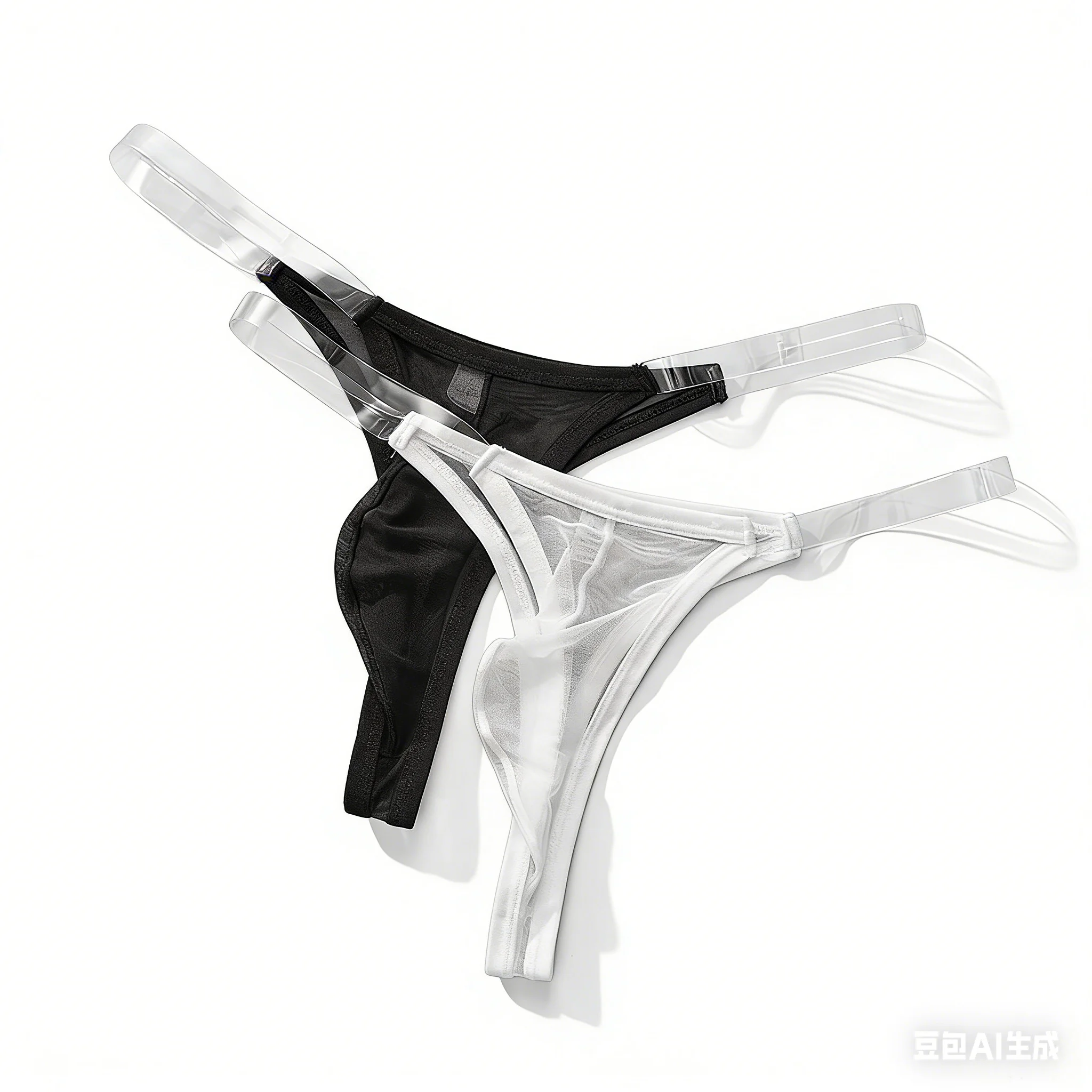 

Men‘s Sexy Bulge T Back Thong Gay Erotic Low Rise U Pouch Pouch G-string Ice Silk Underpants Mesh Ultra-Thin See Through Panties