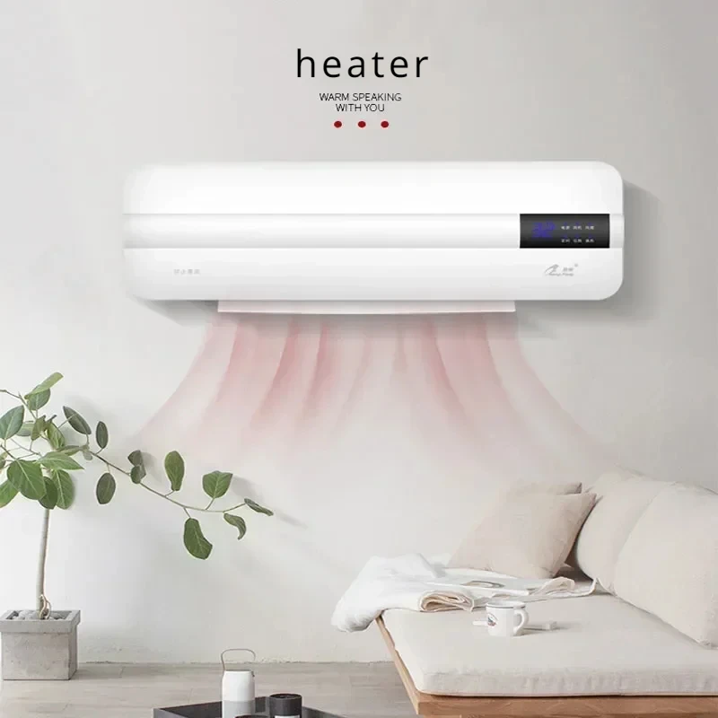 Ventilatore di riscaldamento portatile a parete a risparmio energetico Home dormitorio temporizzazione installazione gratuita riscaldatore elettrico