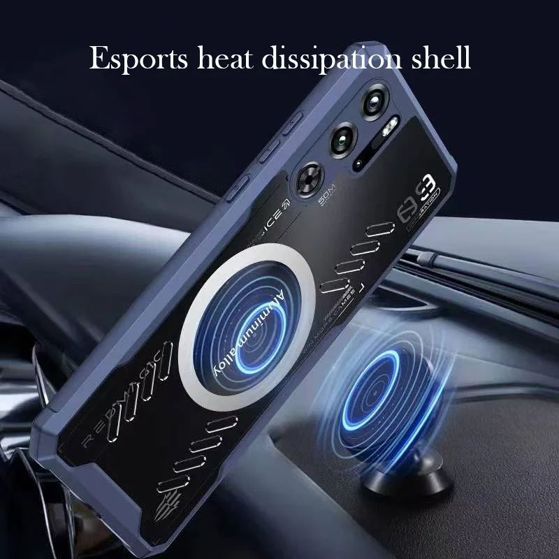حافظة شفافة لهاتف ZTE Redmagic 11 Pro Plus غطاء خلفي لوسادة هوائية لهاتف Redmagic 11 Pro+