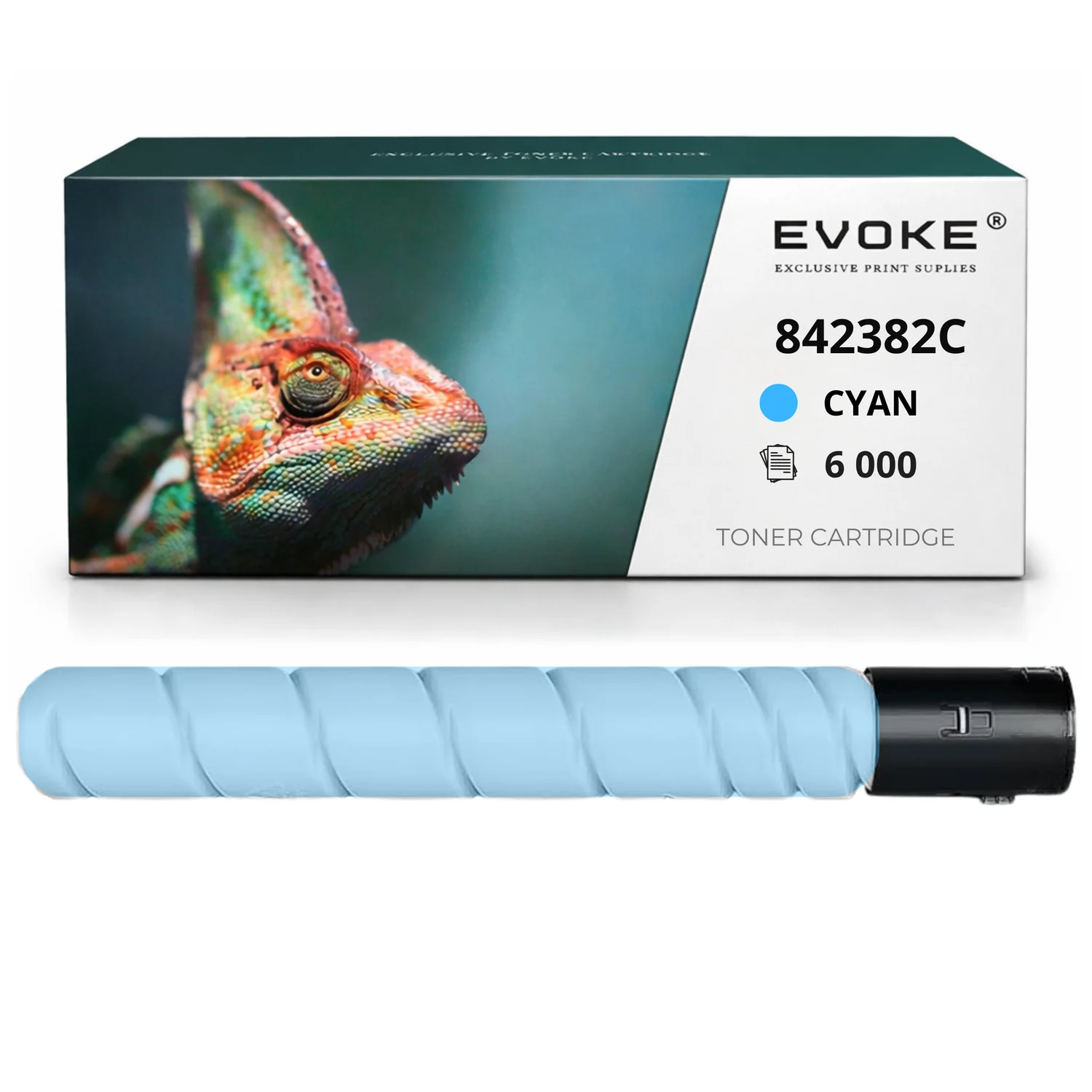 Evoke compatibele toner voor Ricoh 842602 842383 cyaan 6000 pagina's Imc300 Imc300F