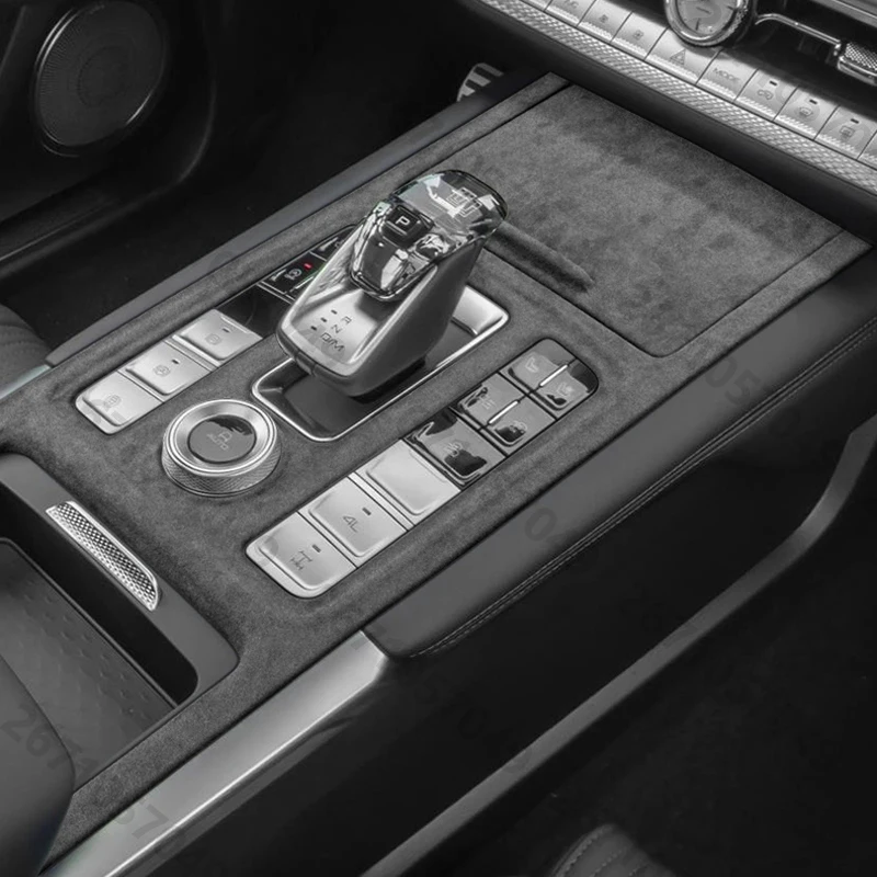 

Alcantara Car Center Console Gear Knob Cover Shift Panel Armrest Lid Cover Rear Air Vents Frame For GWM Tank 500 Hi4-T 2023+