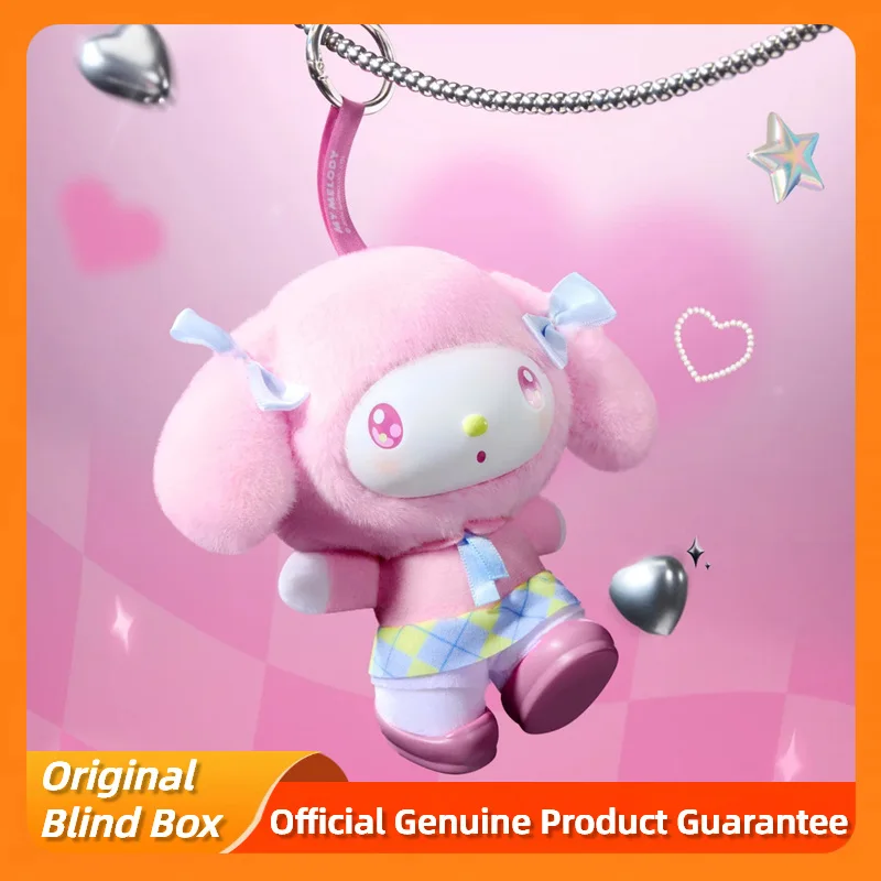 حقيقي سانريو تتحرك المشهد سلسلة صندوق أعمى كورومي بلدي ميلودي لطيف الفينيل أفخم قلادة دمية حقيبة الديكور الشكل هدية عيد ميلاد #3