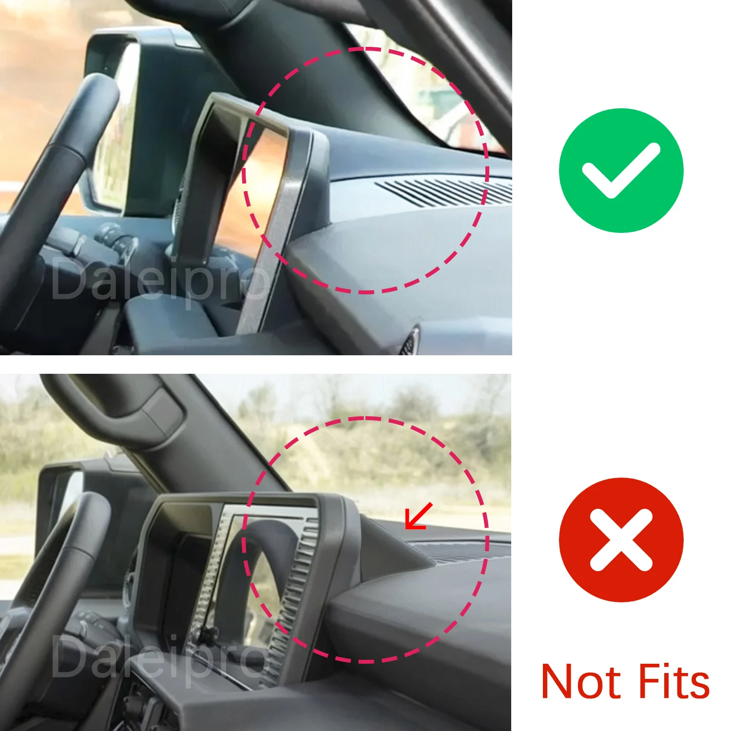 For Toyota Land Cruiser Prado 250 J300 2024 2025 Phone Holder Car Magnet Wireless Charging Stand Mobile Phone Mount Car MagSafe