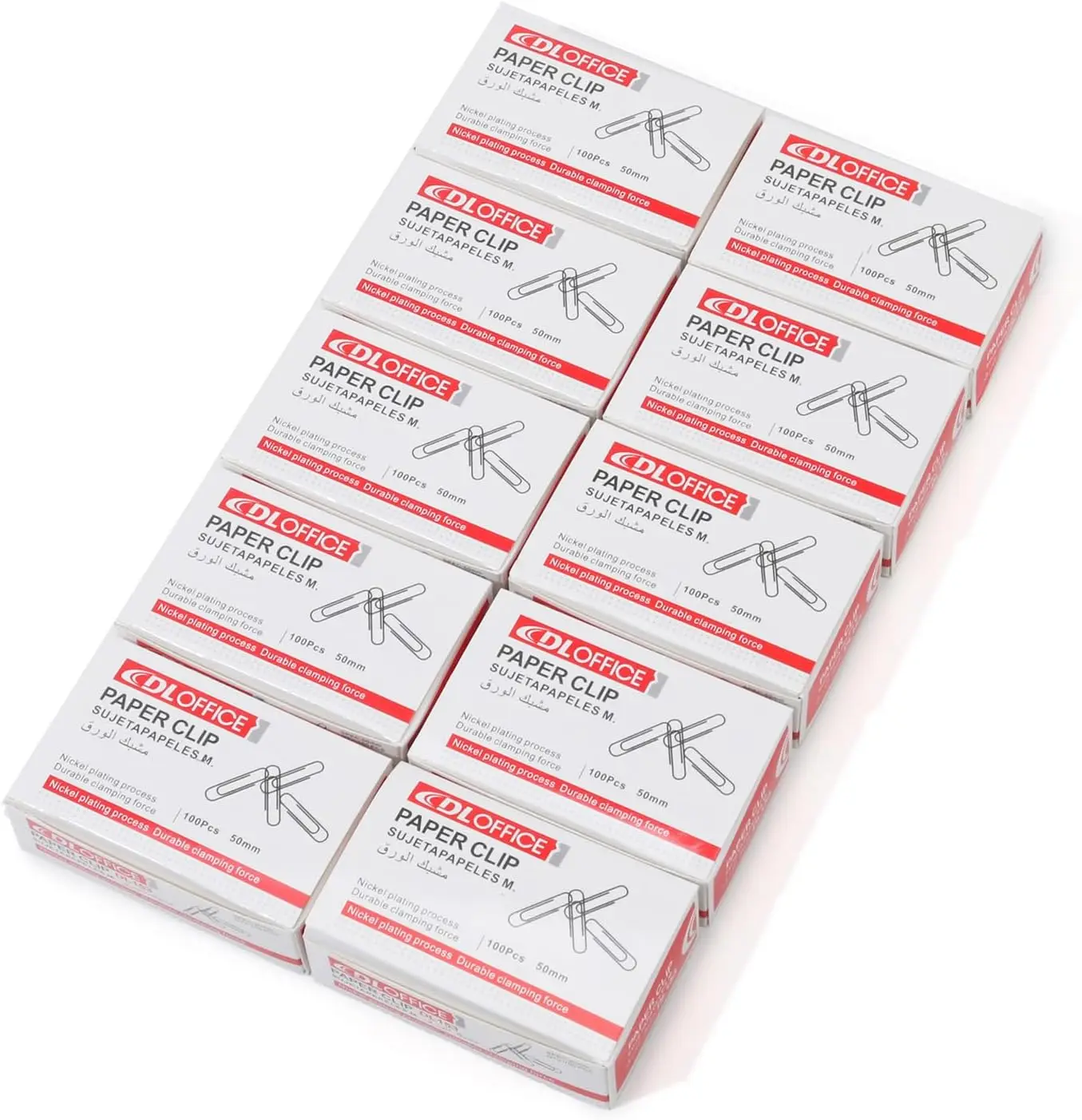 

Jumbo Paper Clips 1000 pcs, 10 Boxes, Silver, 2 Inch, Office School Supplies