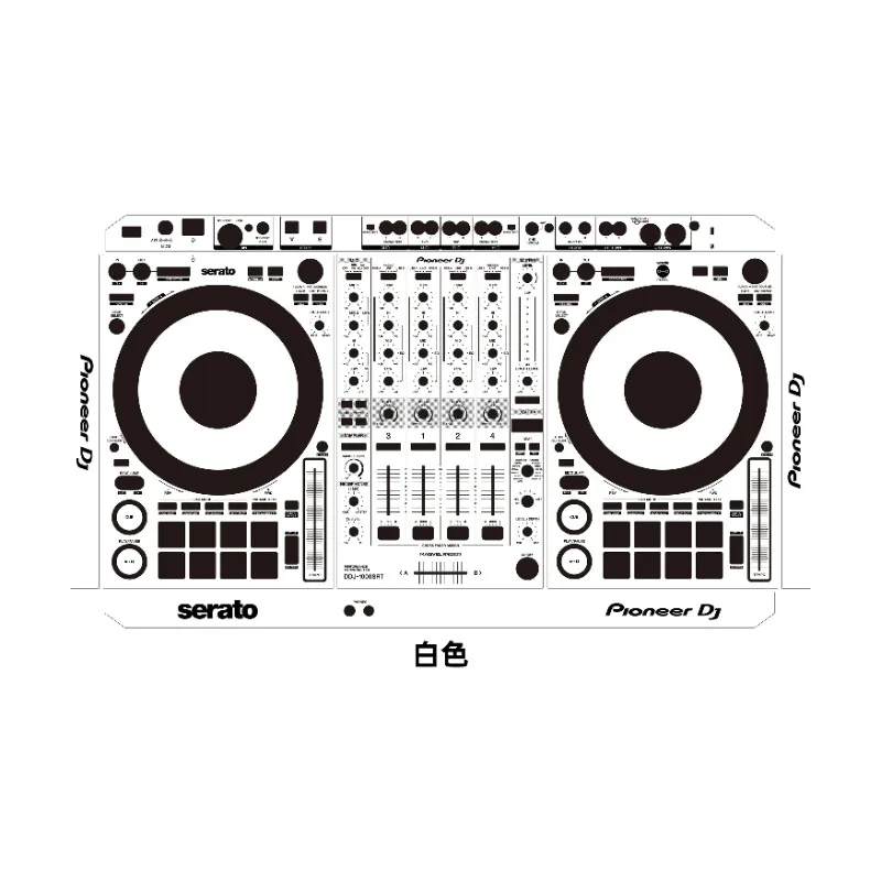 

Pioneer DDJ-1000 SRT Controller Panel Film. Disk Recorder Colorful Stickers, Customized