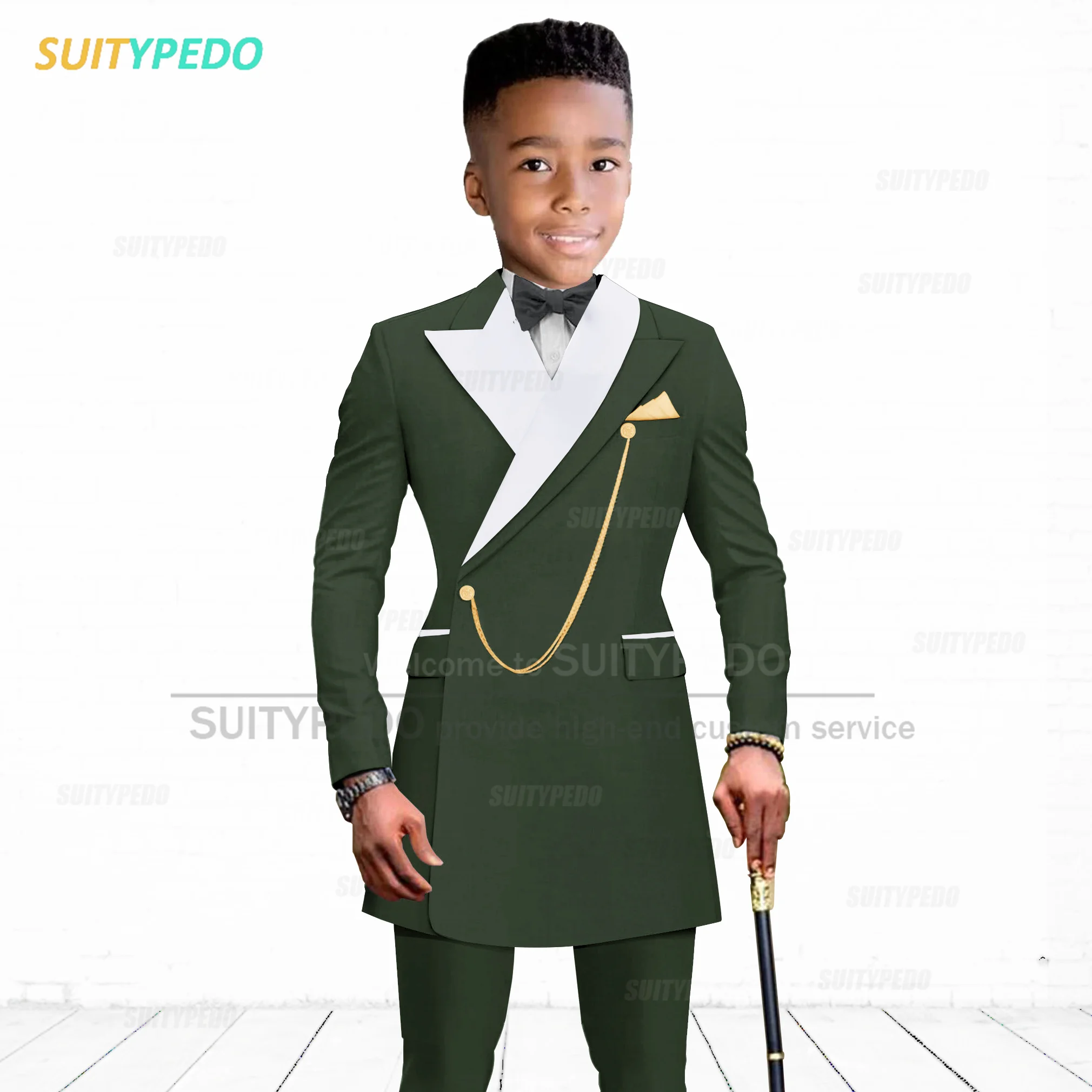 Formal Suits For Children Homecoming Students Classic Slim Fit School Uniform Boys Birthday Party Stylish Blazer Pants Outfits