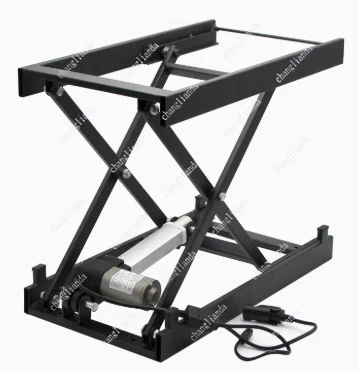 Control Motor Drive Iron Frame Actuator with USB Charging,Electric Lift Table Stand Platform Load Tea Coffee Table Lift