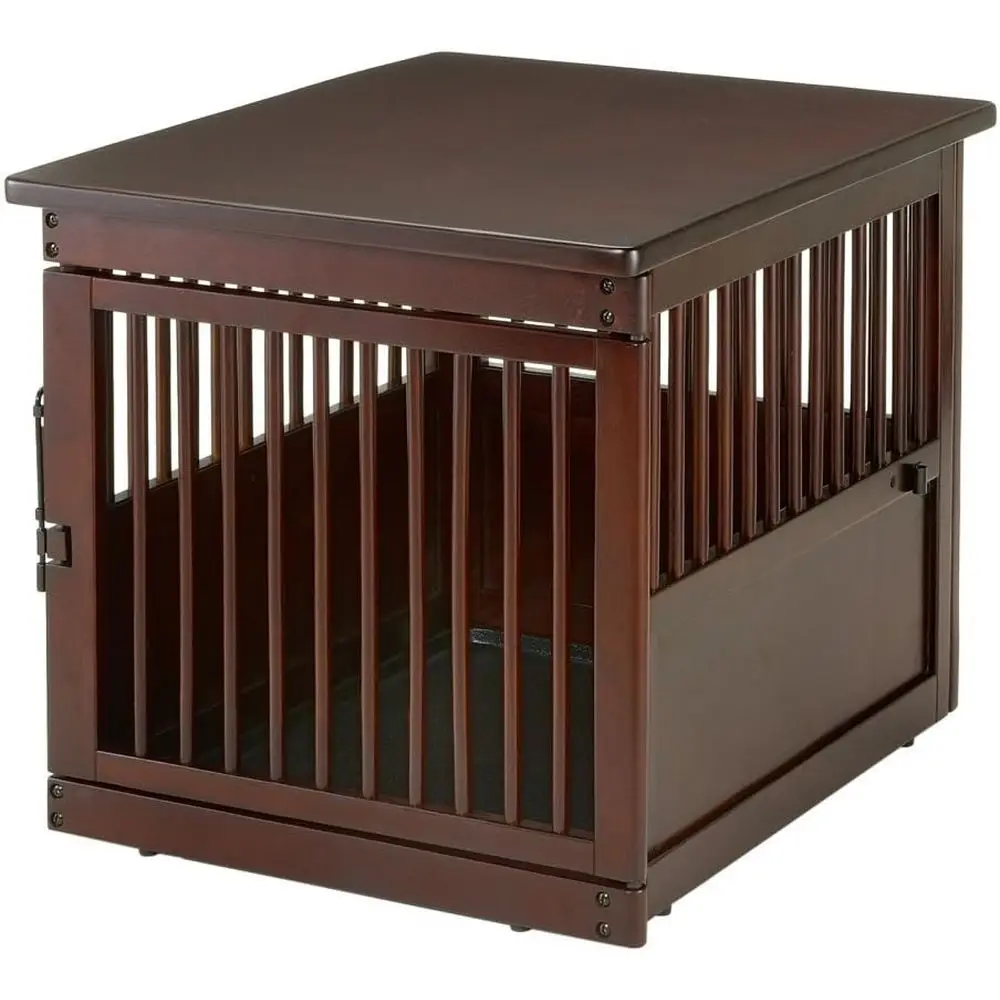 

Wooden End Table Crate, Medium, k Brown