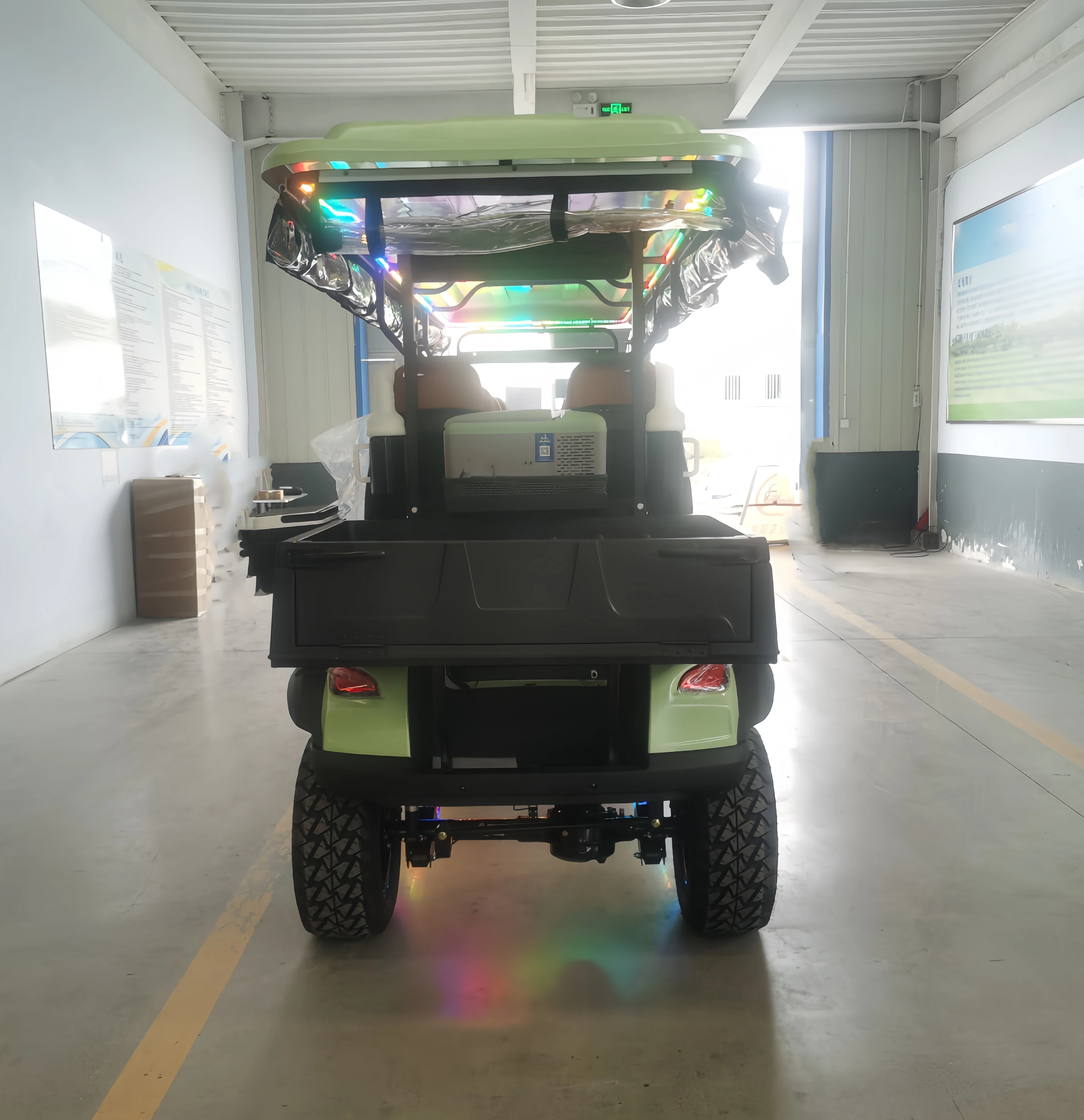 الصين مصنع مخصص 6 + 2 مقاعد نادي السيارات بطارية ليثيوم عربة جولف الكهربائية عربات التي تجرها الدواب سيارة كهربائية صغيرة الشركة المصنعة #4