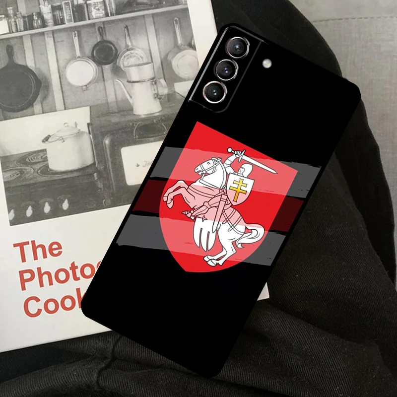 เบลารุสธงเคสโทรศัพท์สําหรับSamsung Galaxy S23 S22 S24 Ultra S20 S21 S24 FE S9 S10 Plusหมายเหตุ 10 20 Ultra