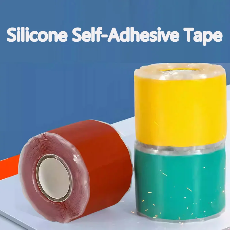 

Silicone Self-Adhesive Tape, High-Voltage Insulation Cold-Shrink Self-Fusing Tape, Waterproof Wrapping Repair Tape, Flame-Retard