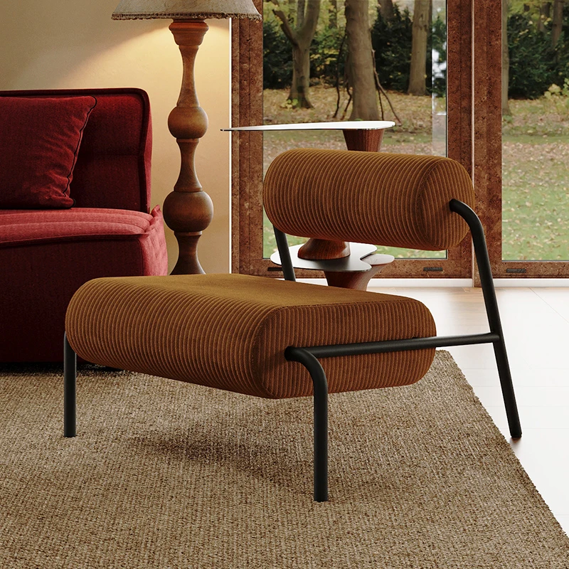

Soft Nordic Living Room Chairs Vintage Relaxing Single Fluffy Puffs Chairs Comfortable Sturdy Sillas De Sala Home Furniture