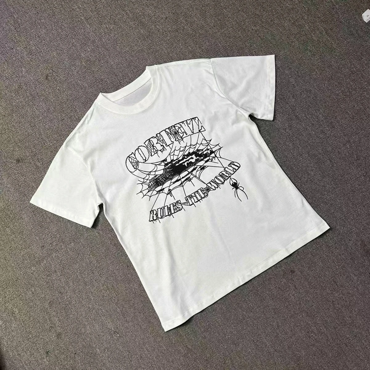 

Лето 2025 г., новый дизайн, плоская футболка с принтом, унисекс, футболка с короткими рукавами, высококачественный уличный велосипедный топ