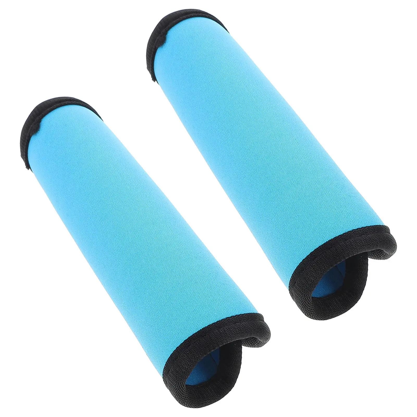 

2 Pcs Multifunction Barbell Grips Shopping Gym Cable Attachments Neoprene Strap Cushion