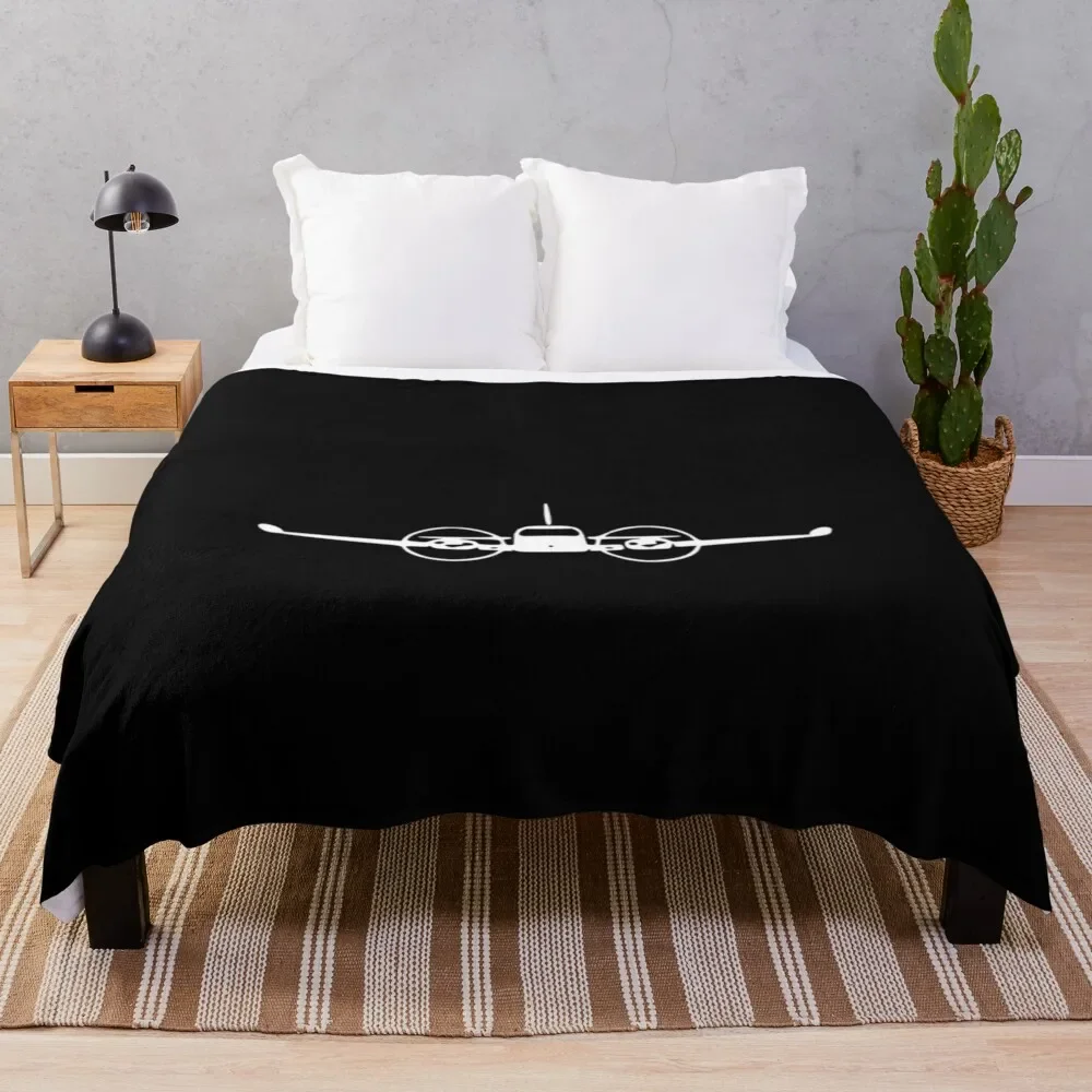 

Cessna 310 Twin Engine Airplane T-Shirts Gift For Fans, For Men and Women Throw Blanket