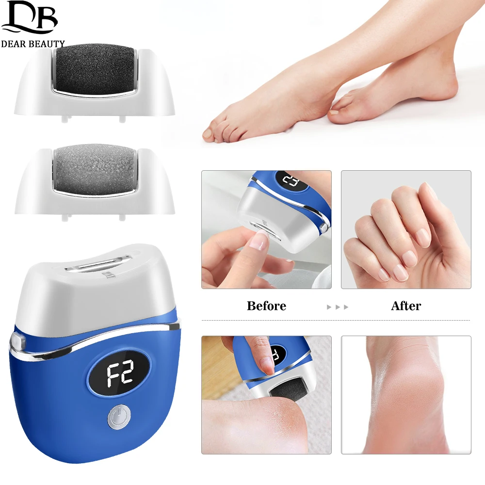 2 في 1 ملف القدم الكهربائية والأظافر المتقلب كعب الجلد الميت القدم الكالس مزيل التلقائي مسمار المقص مانيكير باديكير أدوات #1
