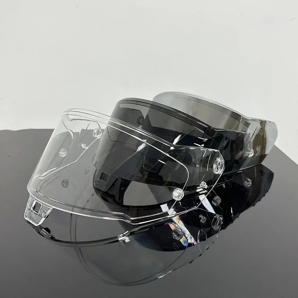 R10 Helmet Visor For Alpinestars Supertech R10 Motorcycle Helmet Visor goggles plating silver red Replacement Lens