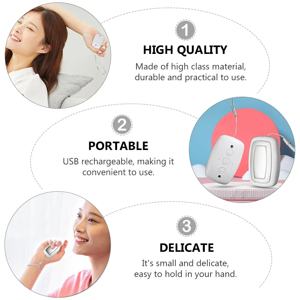 

Smart Sleep Instrument Usb Rechargeable Handheld Device For Stress Relief Better Sleep Portable Mini Massager Home Use Health