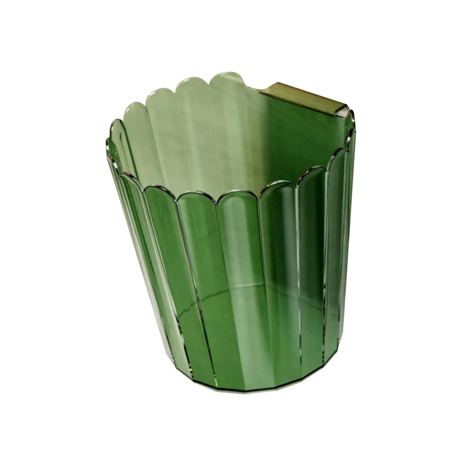 Hanging Garbage Bin for Kitchen Cabinet Door with Lid Wall Mounted Trash Can Small Under Sink Waste Basket PET Material for