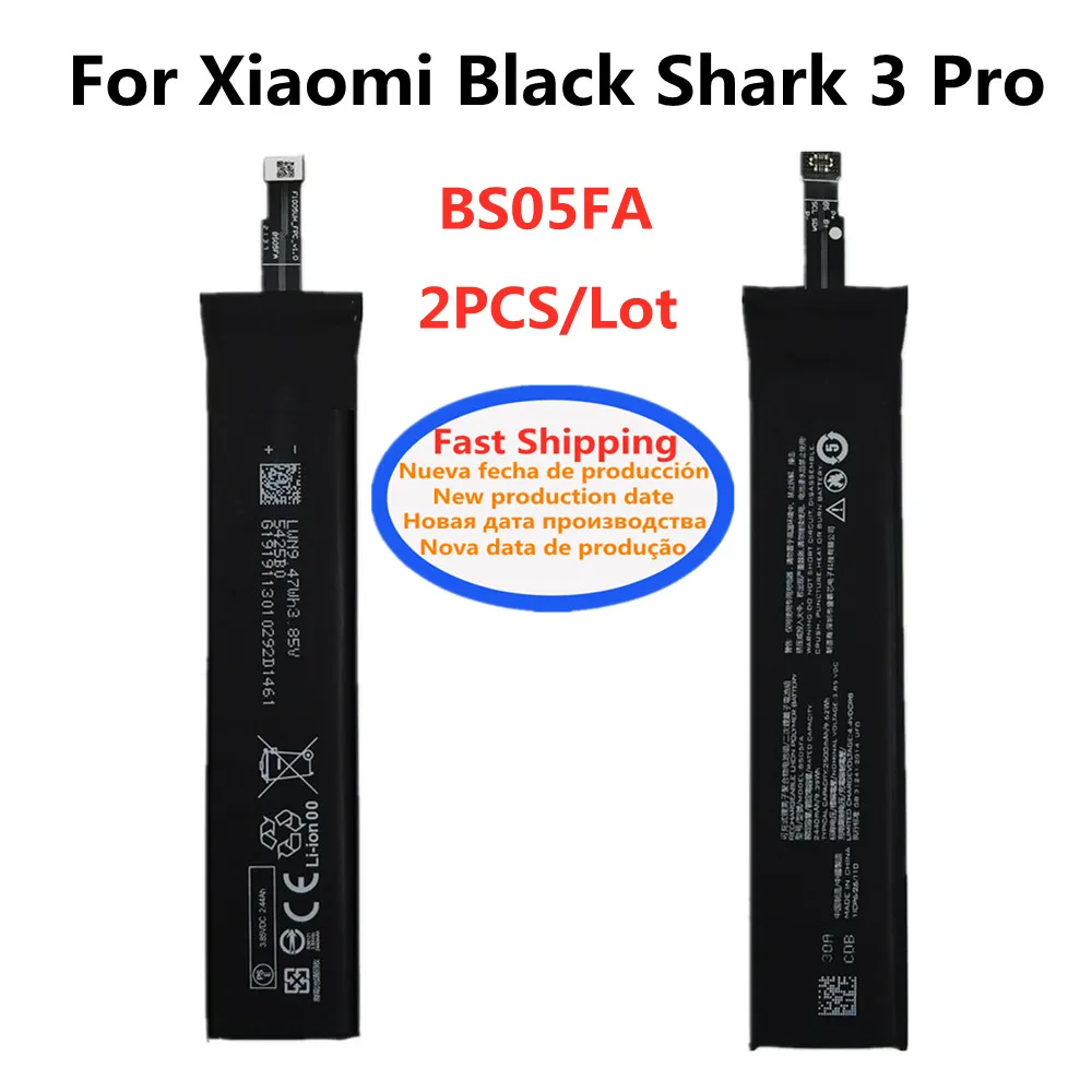 

Телефонная батарея BS05FA для Black Shark BlackShark 3 Pro 3Pro Bateira 2500 мАч, быстрая доставка