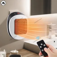 Calefactor Cerámico de Pared con Mando - 26.65 € Calefactor Cerámico de Pared con Mando