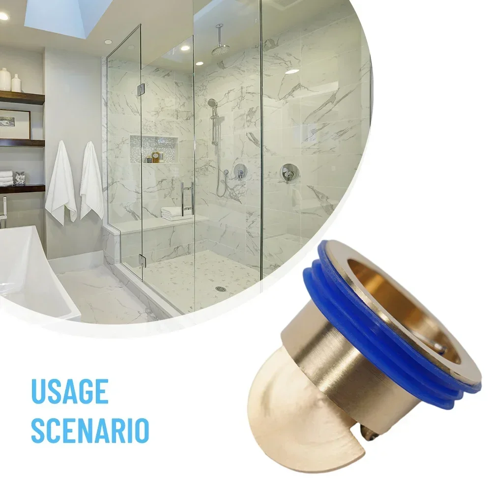 Way Valve Shower Drainer Sewer Strainer Plug Bathroom Accessories Copper Floor Drain Seal Stopper Practical Durable