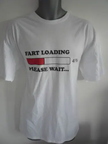 FART LOADING T-SHIRT FUNNY HUMOUR PUB JOKES LAUGH