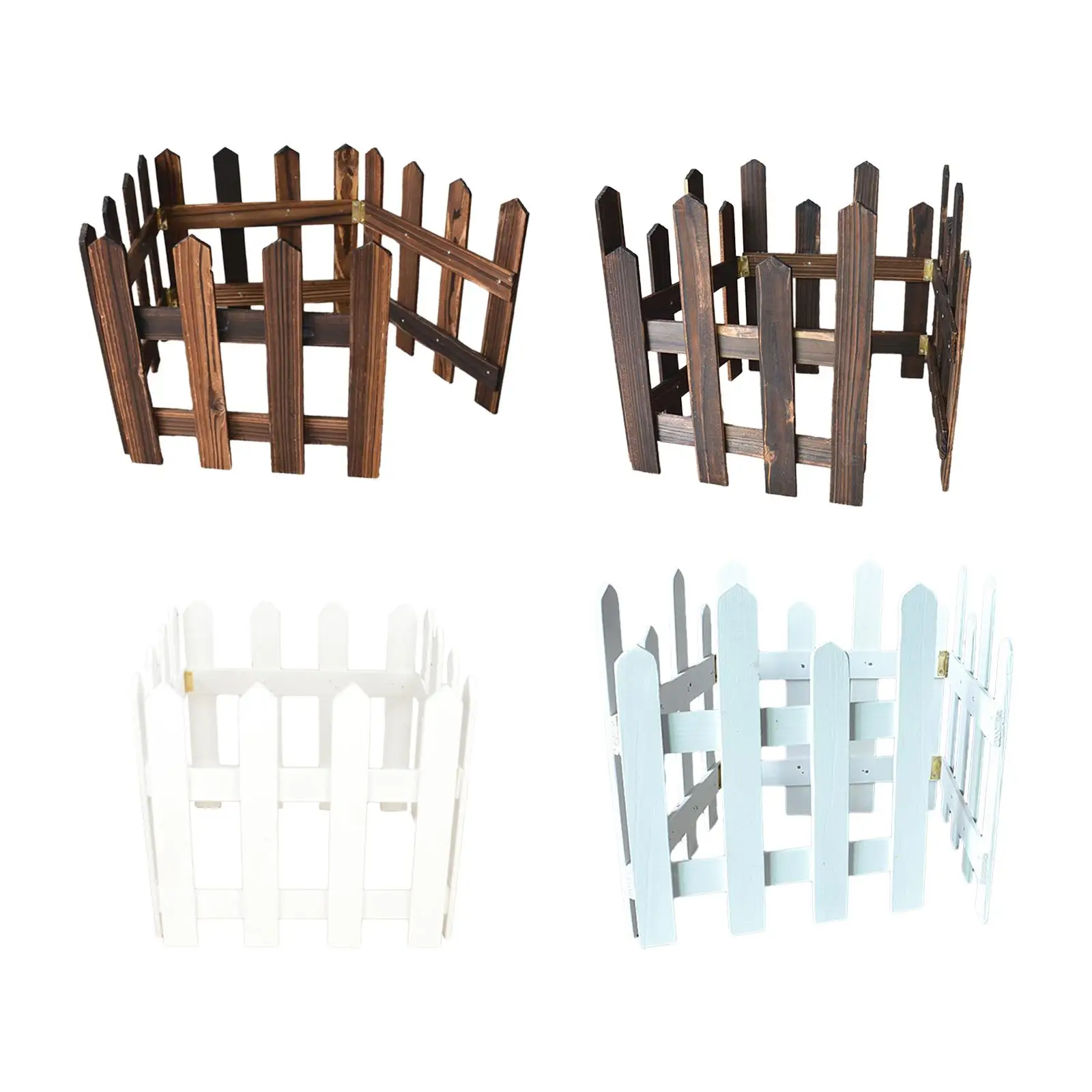 Picket Fence DIY Gardening Landscape Edging Border Fence for Pool Tree Lawn