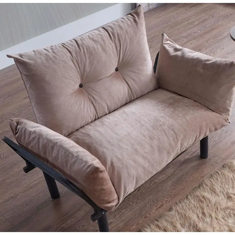 Sofa Futon Loveseat - أريكة متعددة الاستخدامات ومريحة قابلة للتحويل للمساحات الصغيرة، مثالية للاستخدام المنزلي والمكتبي #3