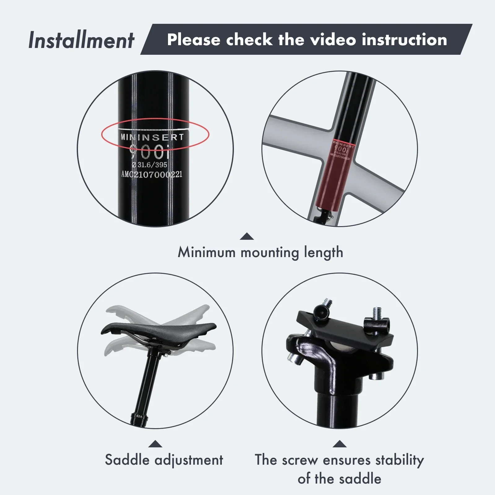 EXA 900i Dropper Seatpost 30.9/31.6mm 125/150mm Travel
