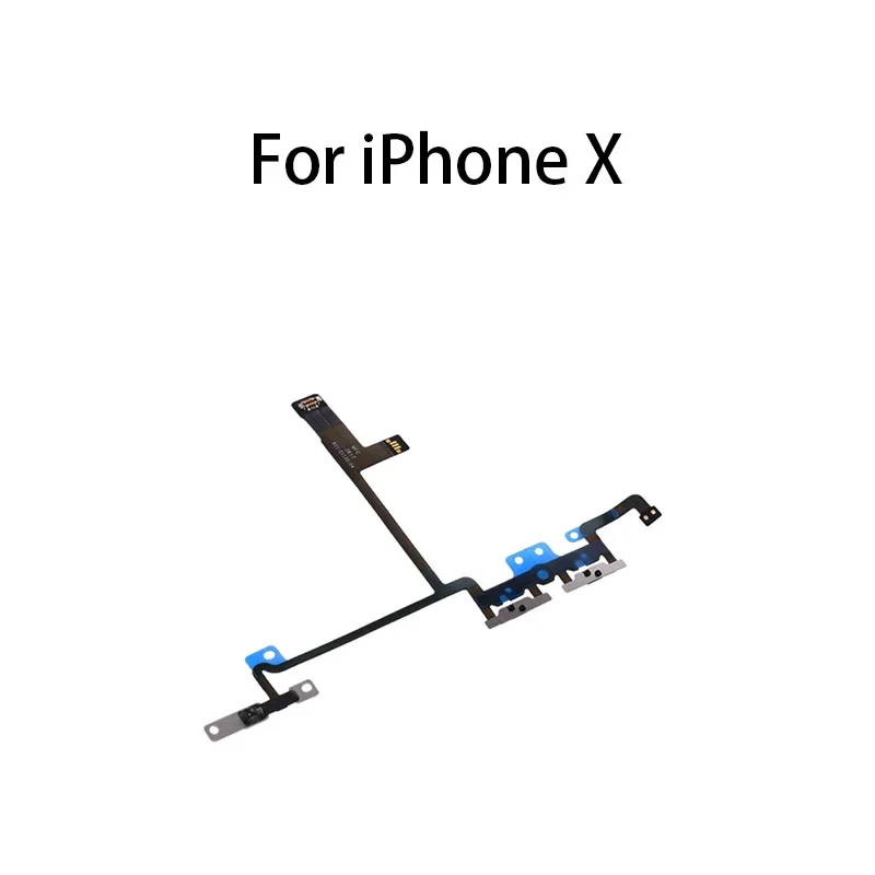 

Volume Button Flex Cable with Brackets For iPhone X