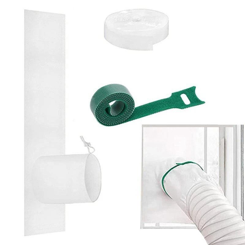 Air Conditioner Window Seal Kit Portable Air Conditioner Tilting Sloping Cover Window Air Conditioner Outlet Cloth